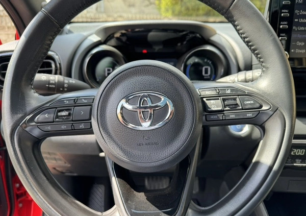 Toyota Yaris cena 72900 przebieg: 11000, rok produkcji 2021 z Dobczyce małe 232